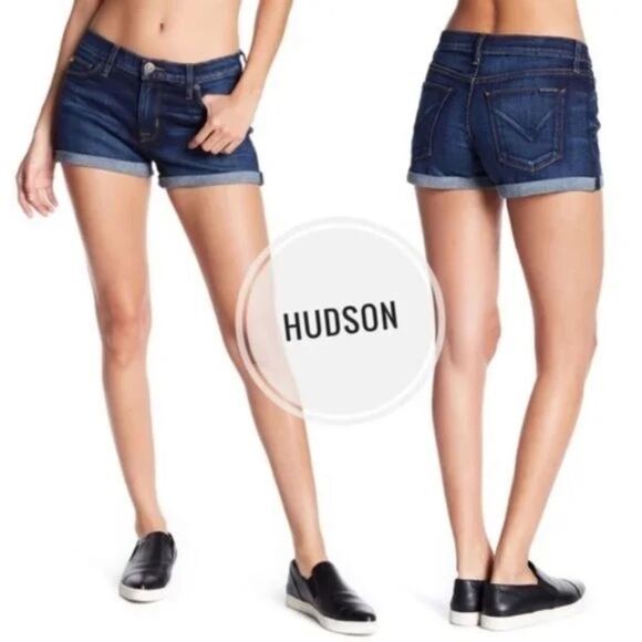 Hudson Asha Midrise Cuffed Jeans Sz 26 - Picture 1 of 10